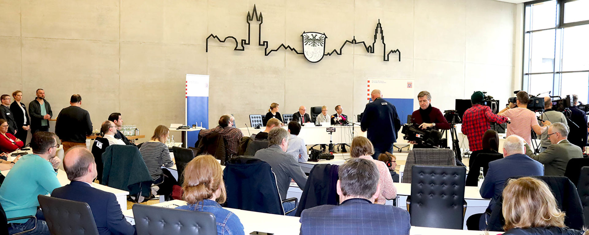 Am 28. Februar 2020 erhielten Journalistinnen und Journalisten die ersten Informationen in einer Pressekonferenz in Wetzlar: Foto: Lahn-Dill-Kreis