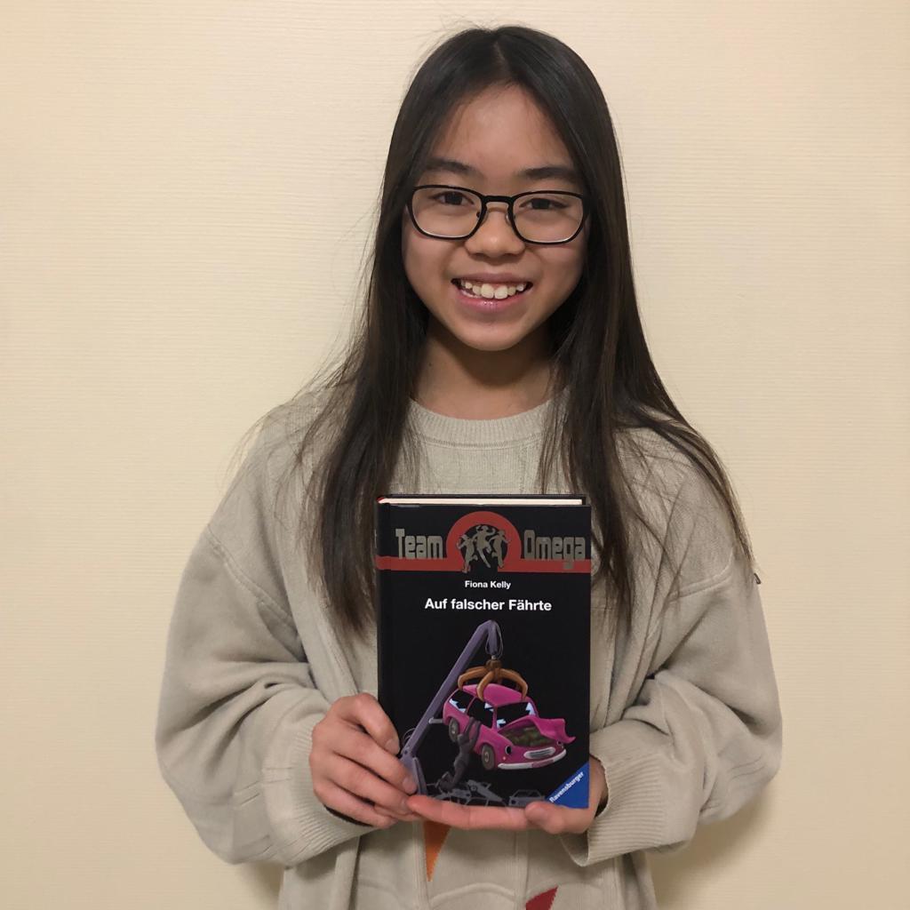 Maria Tran ist die Siegerin für den Lahn-Dill-Kreis Süd. Sie zählt damit zu den 555 besten Vorleserinnen und Vorlesern in Deutschland. (Foto: Lahn-Dill-Kreis)