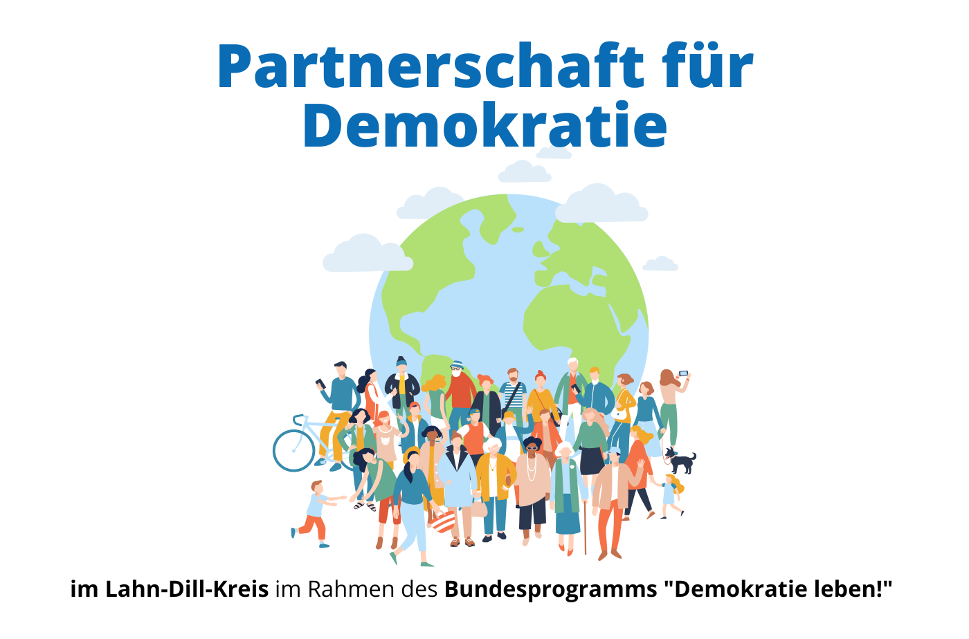 „Partnerschaft für Demokratie“ fördert Projekte und Initiativen, Vereine und Verbände, Gruppen und Einzelpersonen, die sich für ein vielfältiges und demokratisches Miteinander engagieren. Bild: Lahn-Dill-Kreis